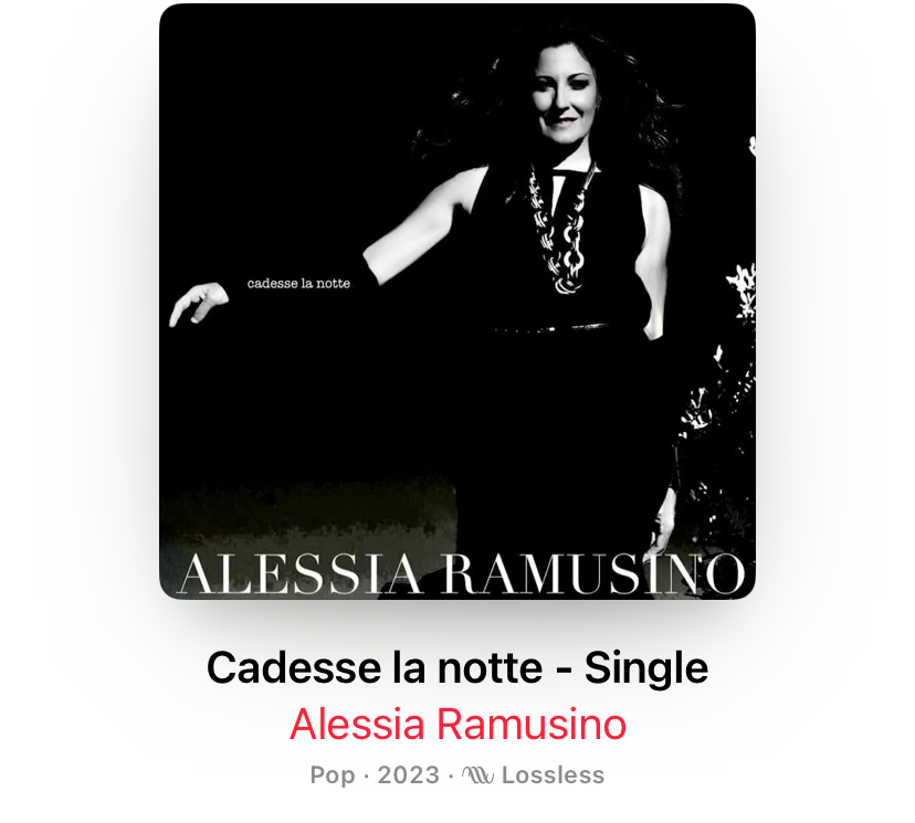Alessia Ramusino Cadesse La Notte